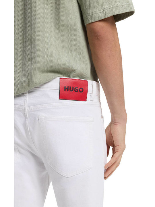 Men's Slim Fit White Jeans