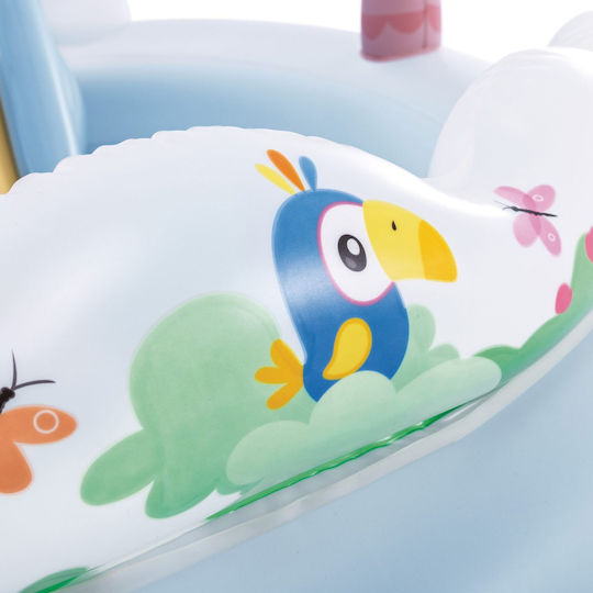 Intex Kinder Rundes Schwimmbecken 234lt Aufblasbar 196x127cm Hellblaue