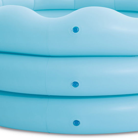 Intex Children's Round Swimming Pool 575lt Inflatable Light Blue