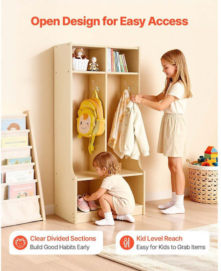 Vevor Vevor Kinder Spielzeugkiste aus Holz