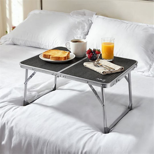 Nils Aluminium Campingmöbel Klapptisch 60x40cm Grau