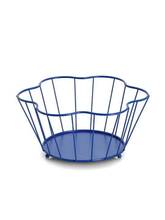 Metallisches Regal / Küchenorganisationsständer 30x27x14cm Blauer