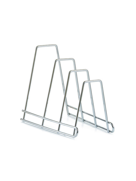 Cabinet Dish Rack Metallic 22.8x14.5x18cm Silver