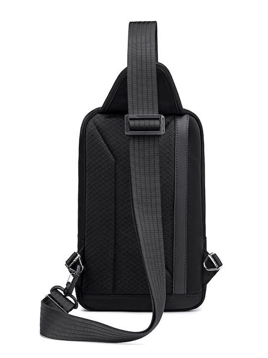 Herren Brusttasche Schwarze