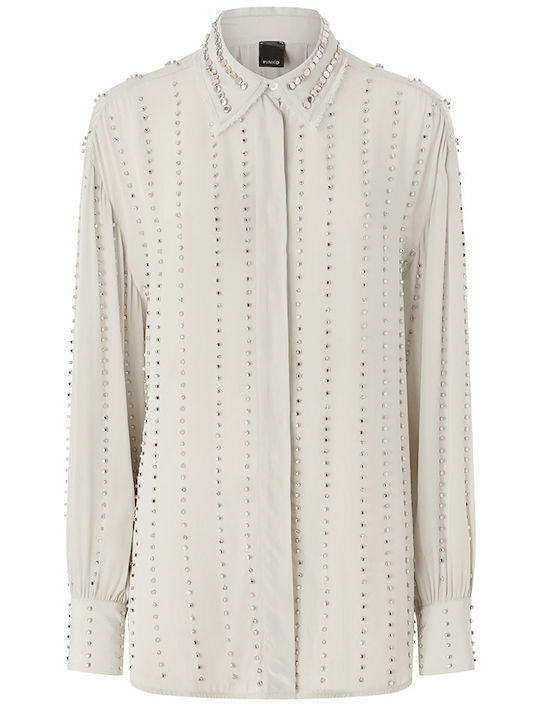 Camicia Μακρυμάνικο Γυναικείο Πουκάμισο Grey