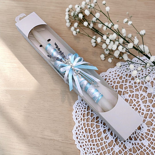 Window Paper Easter Candle Case White 2.8x39x6.3cm