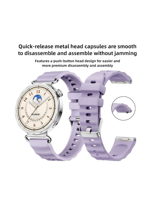 Curea Silicon Bej (Huawei Watch GT 6 41mm)