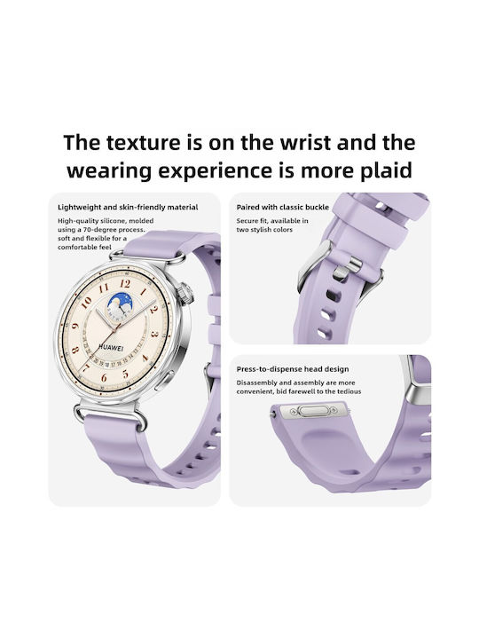 Curea Silicon Bej (Huawei Watch GT 6 41mm)