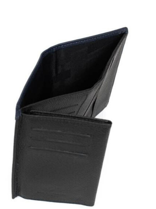 Δερμάτινο Ανδρικό Πορτοφόλι με RFID Μπλε