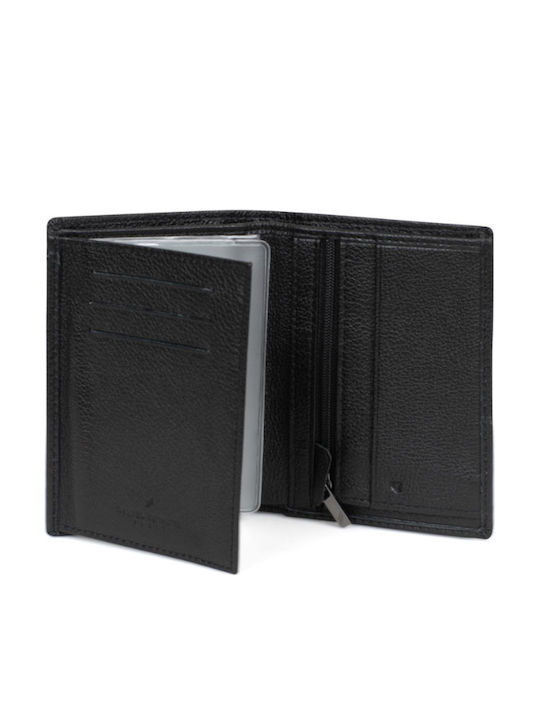 Leder Herrenbrieftasche mit RFID Schwarz