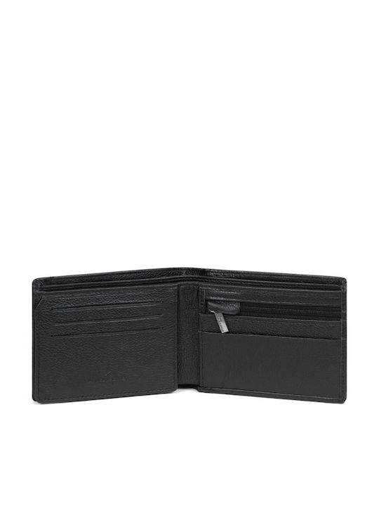 Leder Herrenbrieftasche mit RFID Schwarz