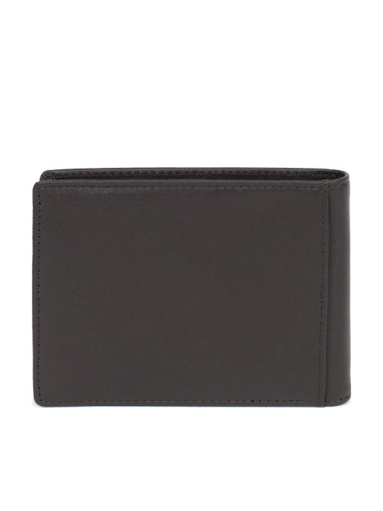 Кожен Мъжки Портфейл с RFID Кафяв