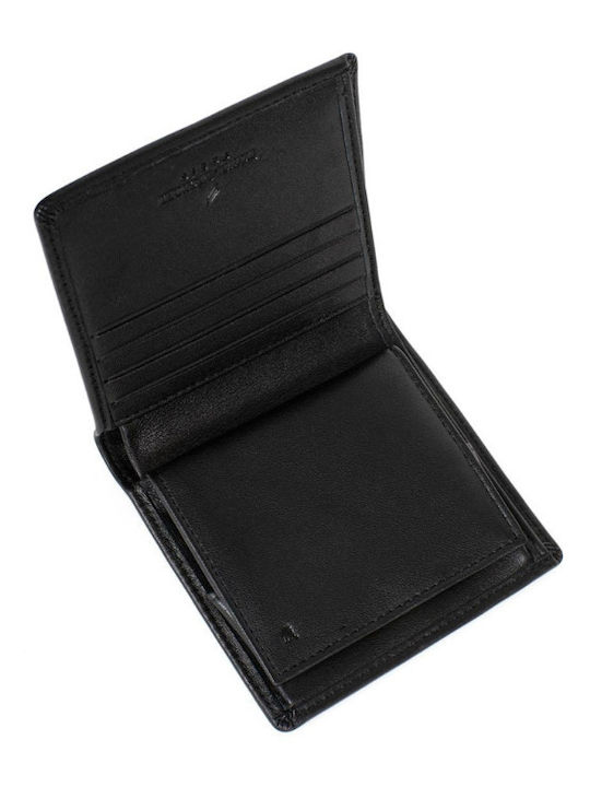 Кожен Мъжки Портфейл с RFID Черен
