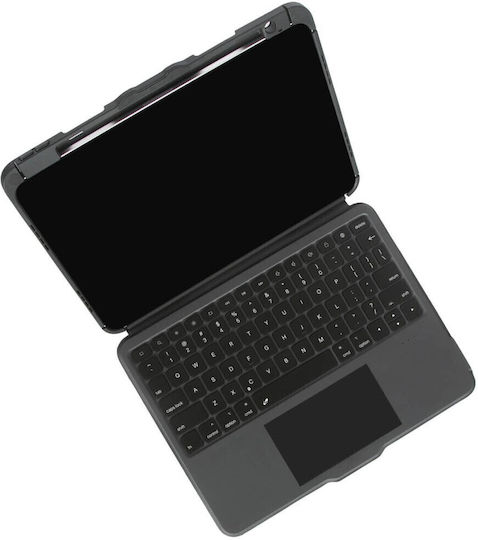 Targus Versavu Tastatur Folio Hülle Mit Hintergrundbeleuchtung Drahtlose Bluetooth 5.0 Qwerty Spanisch Schwarze