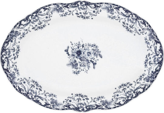 Estia Reverie Serving Platter Made of White Porcelain 6 Pieces