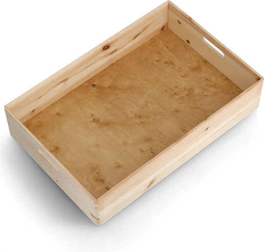 Hölzernes Aufbewahrungsbox mit Deckel 36lt