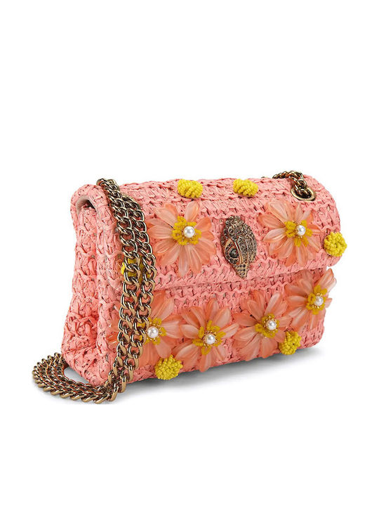 Kensington Straw Women's Shoulder Bag Orange