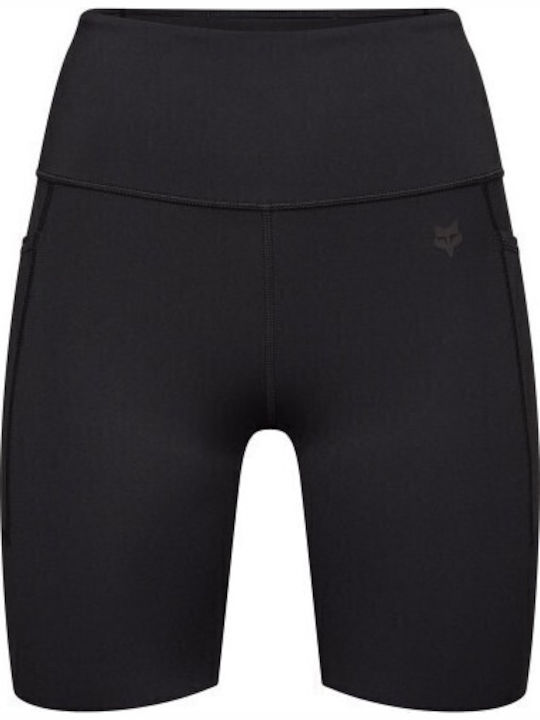Women's High Waist Activewear Shorts Black