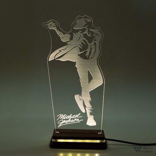 World of Wood Φωτιστικό Michael Jackson LED