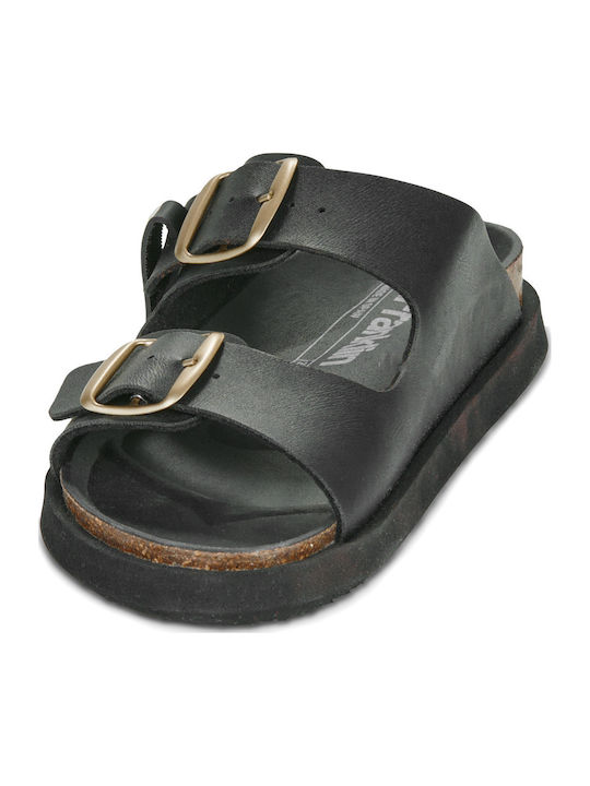 Vibe Women's Flat Sandals Black