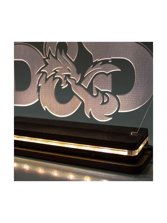 World of Wood Decorative Table Lamp D&d - Dungeons & Dragons LED 20x13cm