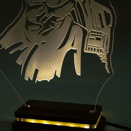 World of Wood Dekoratives Tischlicht Darth Vader LED 20x17cm