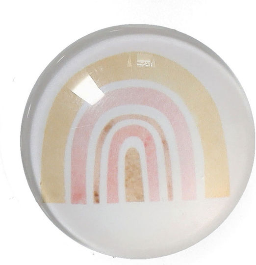 Decorative Magnets Set 4 Pieces Z-l Rainbow 11246 Φ2.5x0.8