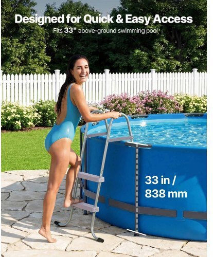 Vevor Silver Pool Ladder
