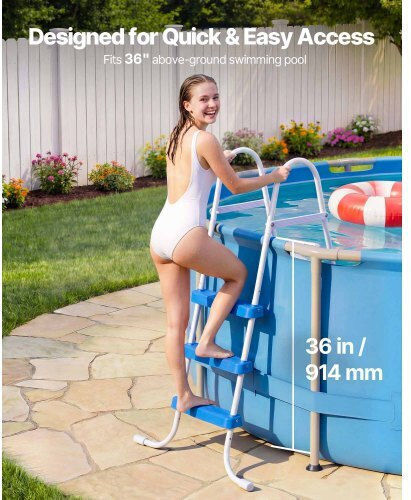 Vevor Silver Pool Ladder