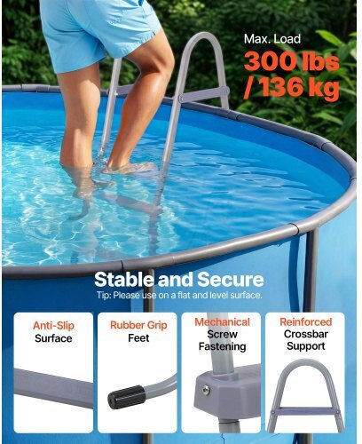 Vevor Silver Pool Ladder