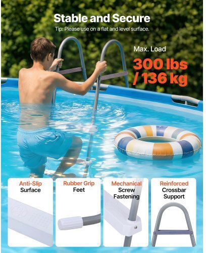 Vevor Silver Pool Ladder