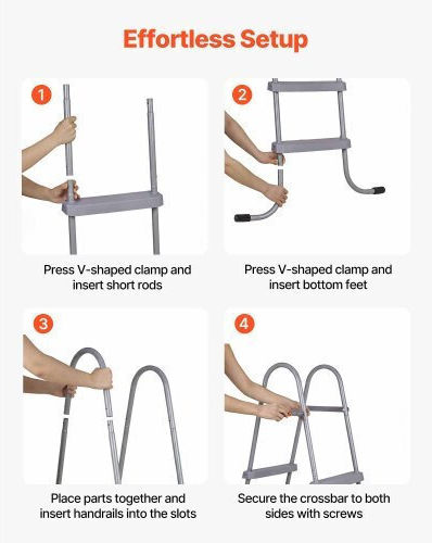Vevor Silver Pool Ladder