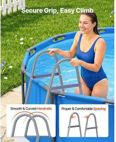 Vevor Silver Pool Ladder