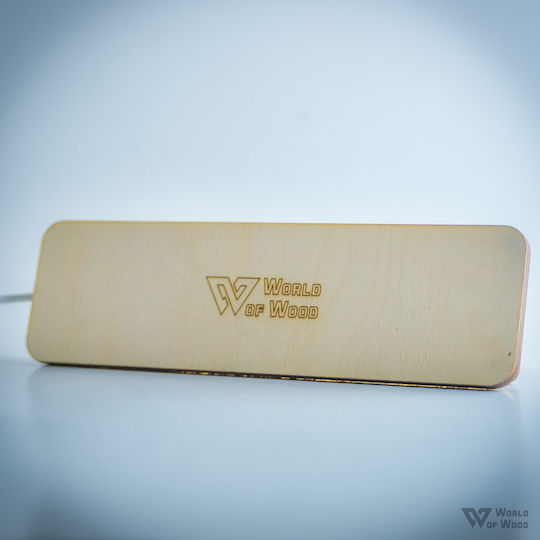 World of Wood Διακοσμητικό Φωτιστικό Αστερισμοί LED Θερμό Λευκό Love 14x22εκ.