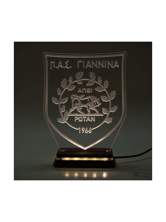 World of Wood Decorative Table Lamp P.a.s. Giannina LED 19x15cm