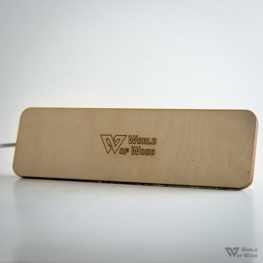 World of Wood Διακοσμητικό Φωτιστικό Καρδιές Με Παλμό LED Θερμό Λευκό Love 10x20εκ.