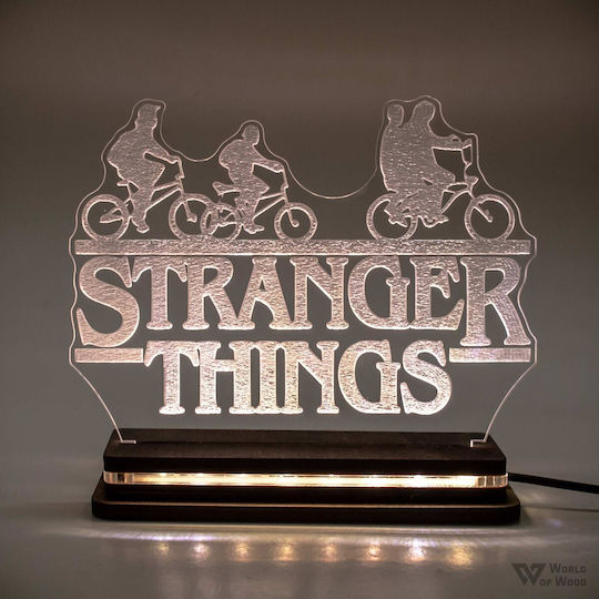 World of Wood Φωτιστικό Stranger Things LED World of Wood Φωτιστικό Stranger Things LED