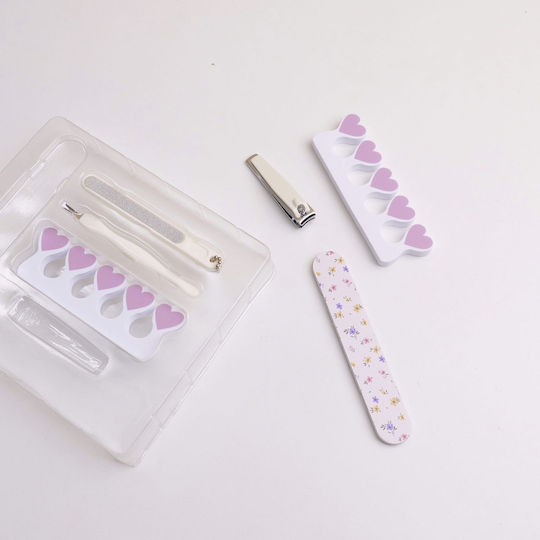 Set of 8 Nail Tools Flower Series