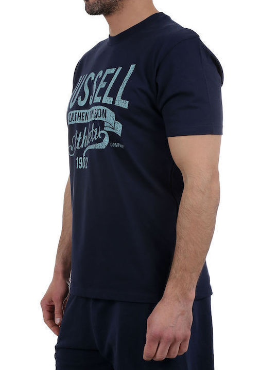 Crew Neck Tee Blau