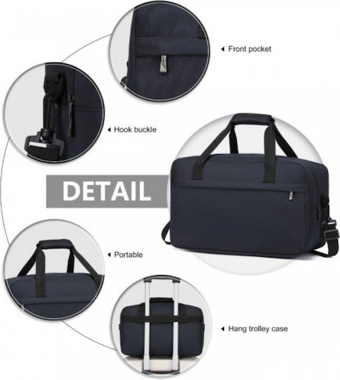 Miss Lulu Sack Reise Blau Stoff
