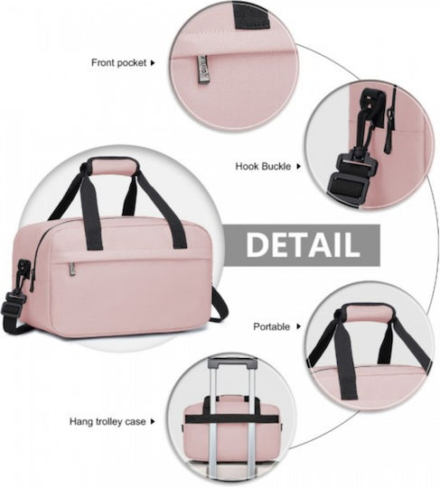 Miss Lulu Sac De Voiaj Roz Textil