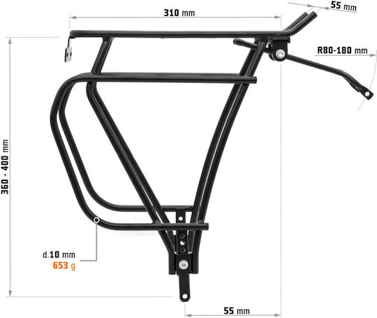 Author Acr-18 Hinteres Gestell für Fahrrad
