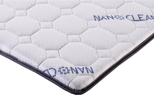 Nano Ανώστρωμα Αφρού Λεπτό Λευκό 120x (160x200x5 Cm)