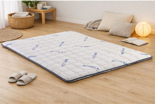 Nano Foam Mattress Topper Thin White 120x90x5 Cm