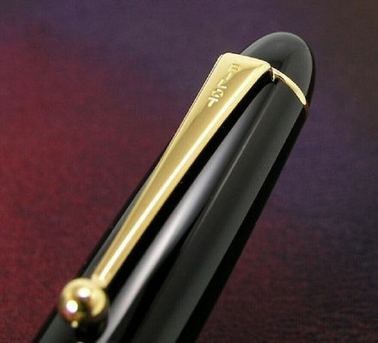 Pilot Custom Писалка Broad Черна с Черно Мастило