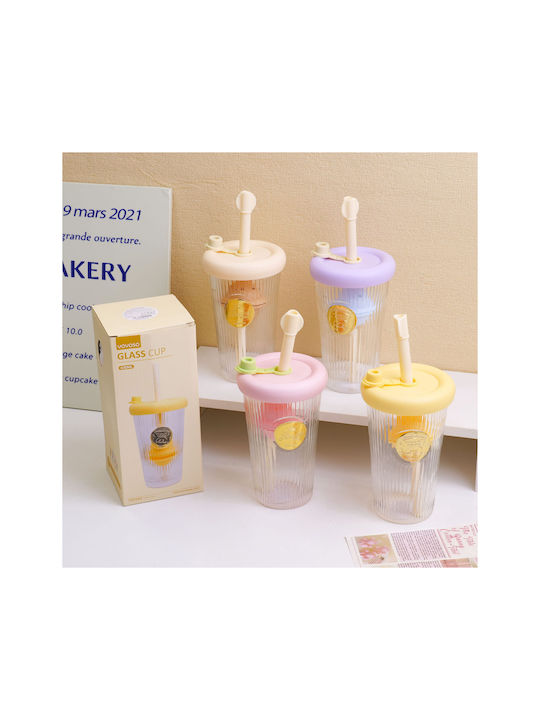 Kaffe/Freddo Glas in Braun Farbe 630ml