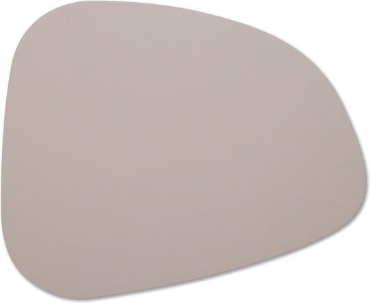 Placemats Made of Gray Artificial Leather 42x34cm