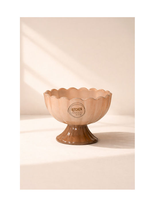 Kaemingk Kaemingk Servierschale Rund Glas Rosa mit Durchmesser 9cm