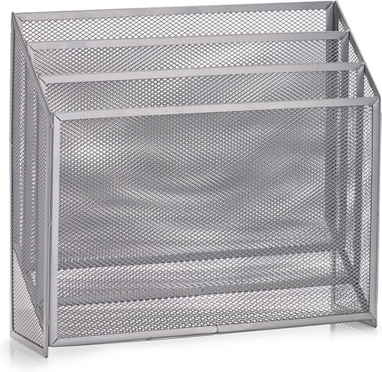 Metallic Pink Magazine Rack 32x29.5x9cm 18175