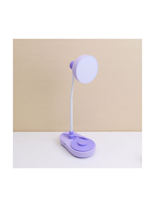 Lampa Reîncărcabilă LED De Iluminat De Birou În Culoare Violet